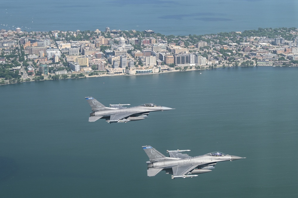 Flying Over the Capitol