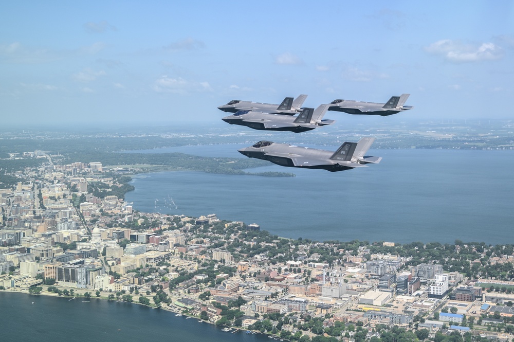 Flying Over the Capitol