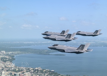 Flying Over the Capitol