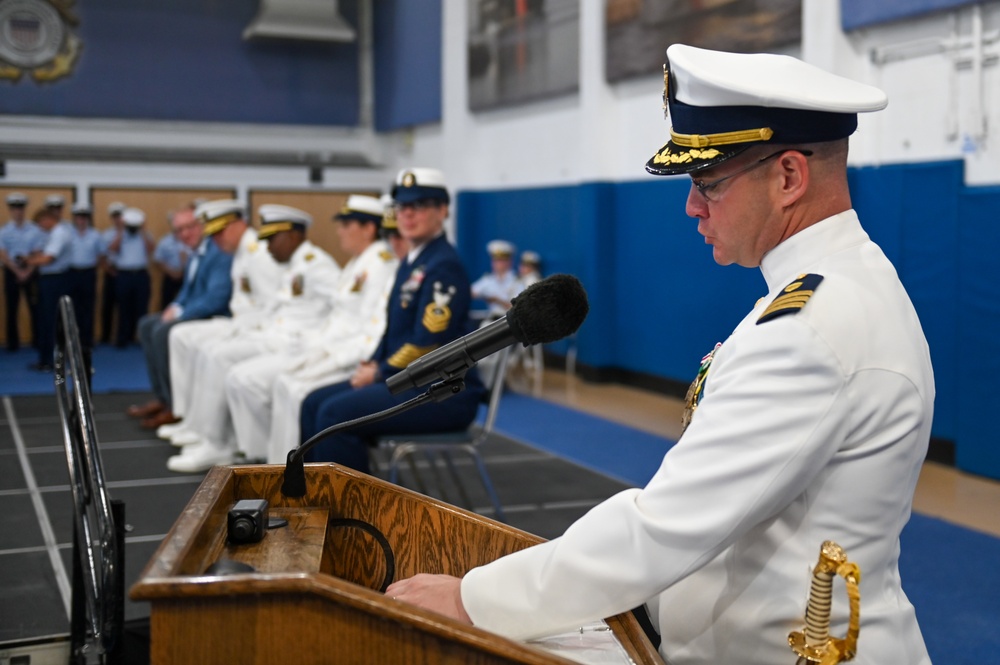 U.S. Coast Guard Training Center Cape May holds Change of Command Ceremony
