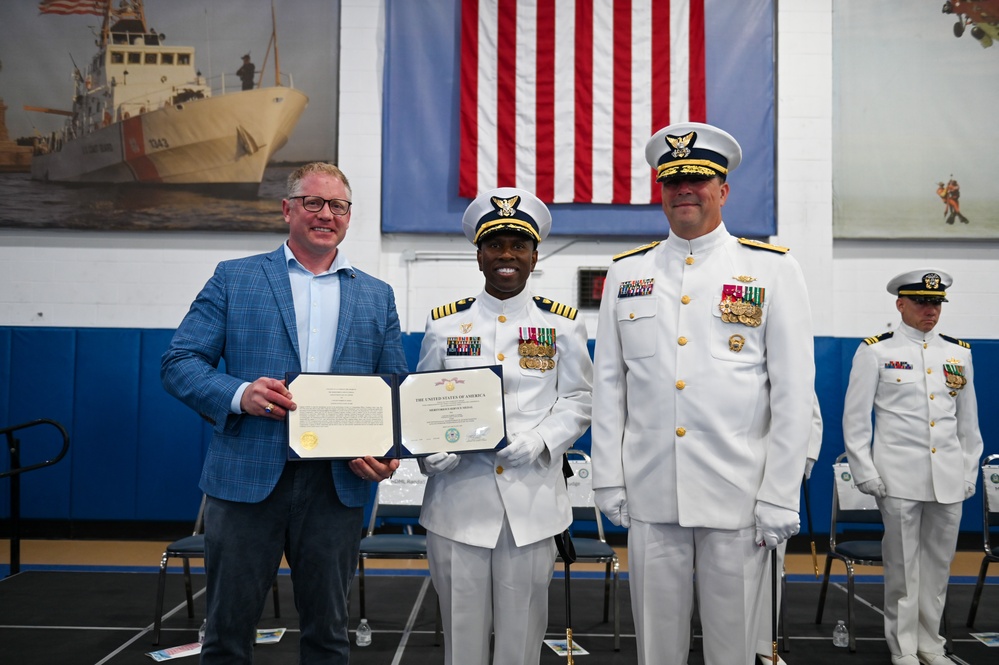 U.S. Coast Guard Training Center Cape May holds Change of Command Ceremony