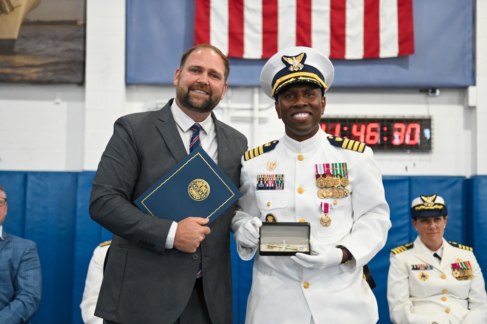 U.S. Coast Guard Training Center Cape May holds Change of Command Ceremony