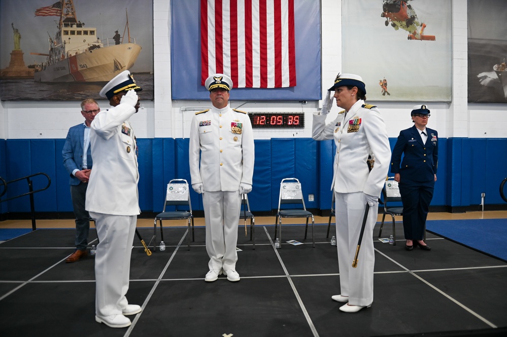 U.S. Coast Guard Training Center Cape May holds Change of Command Ceremony