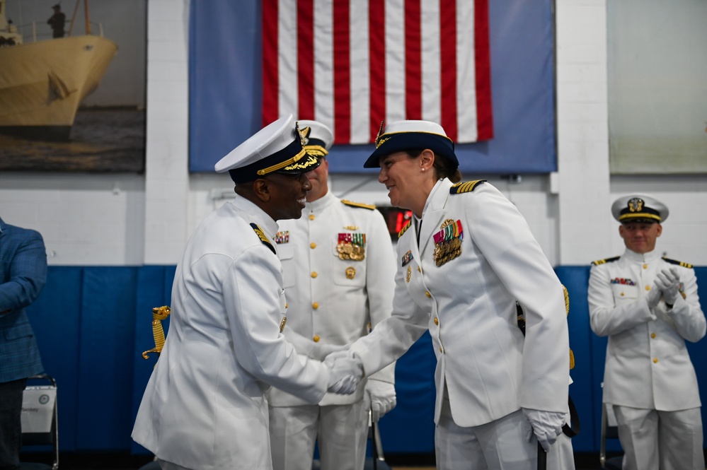 U.S. Coast Guard Training Center Cape May holds Change of Command Ceremony