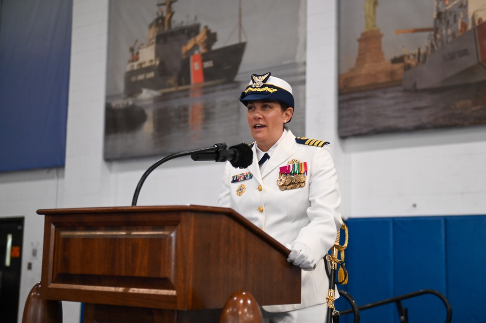 U.S. Coast Guard Training Center Cape May holds Change of Command Ceremony