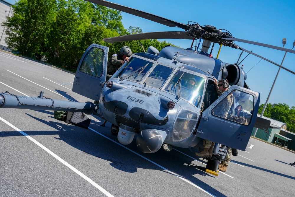 HH-60G Pave Hawk arrives at Robins AFB