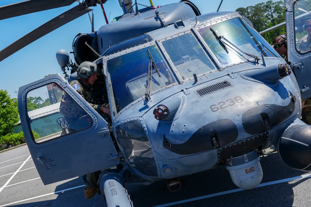 HH-60G Pave Hawk arrives at Robins AFB