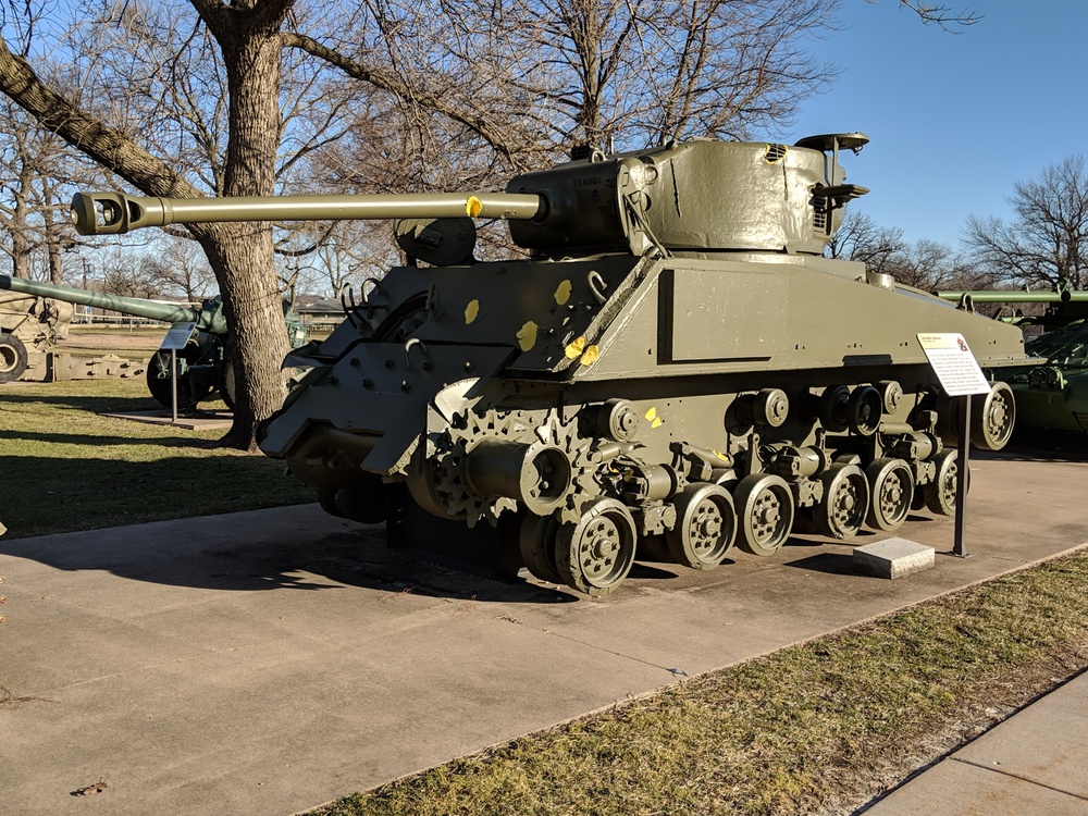 M4A3 Sherman at RIA's Memorial Field