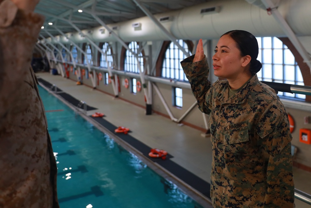Cpl. Areli CaroRamos Reenlistment Ceremony