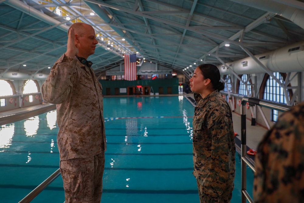 Cpl. Areli CaroRamos Reenlistment Ceremony