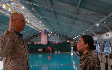 Cpl. Areli CaroRamos Reenlistment Ceremony