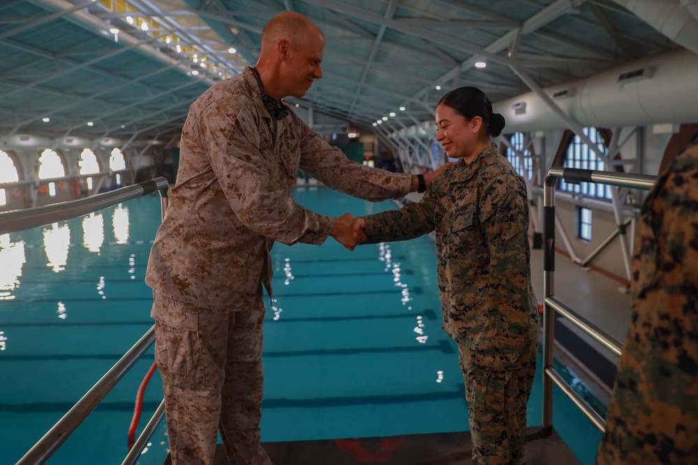 Cpl. Areli CaroRamos Reenlistment Ceremony