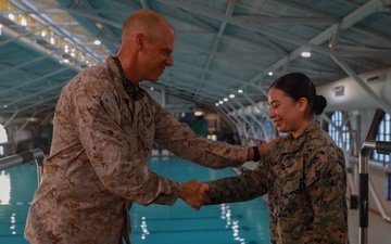 Cpl. Areli CaroRamos Reenlistment Ceremony
