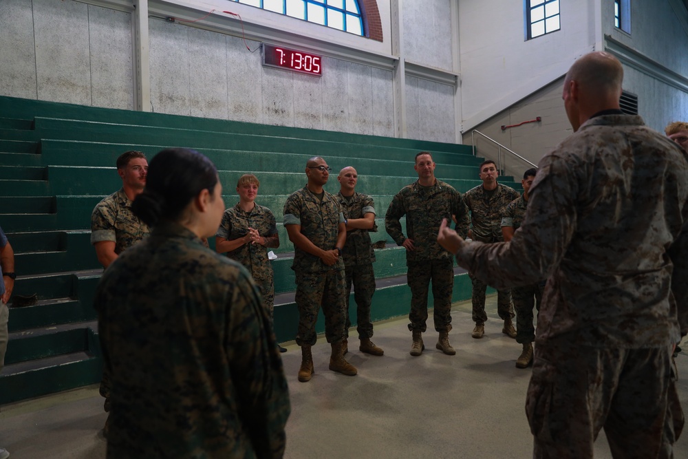 Cpl. Areli CaroRamos Reenlistment Ceremony