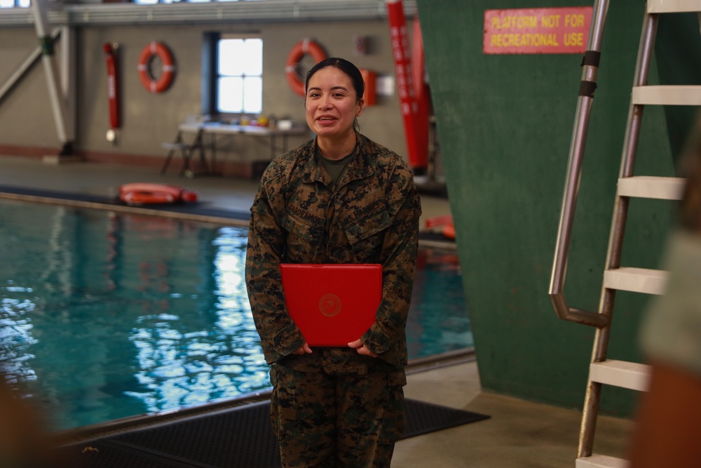 Cpl. Areli CaroRamos Reenlistment Ceremony