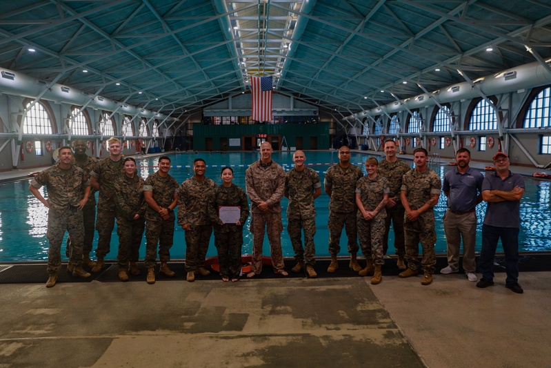 Cpl. Areli CaroRamos Reenlistment Ceremony