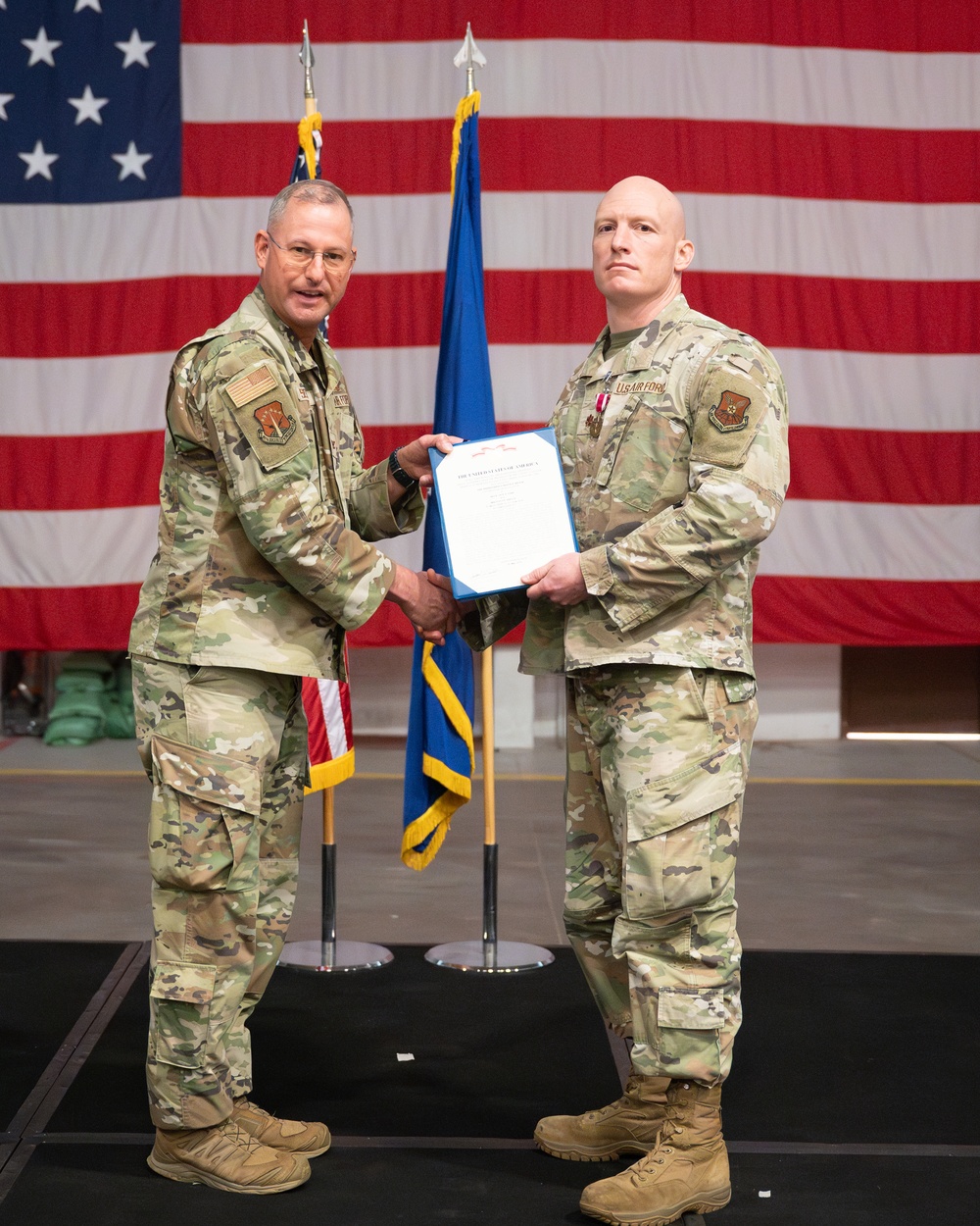 90th Security Forces Squadron Change of Command