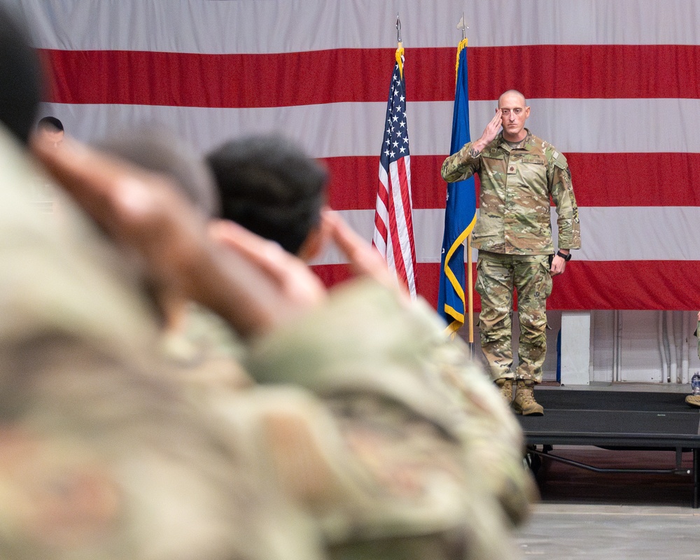 90th Security Forces Squadron Change of Command