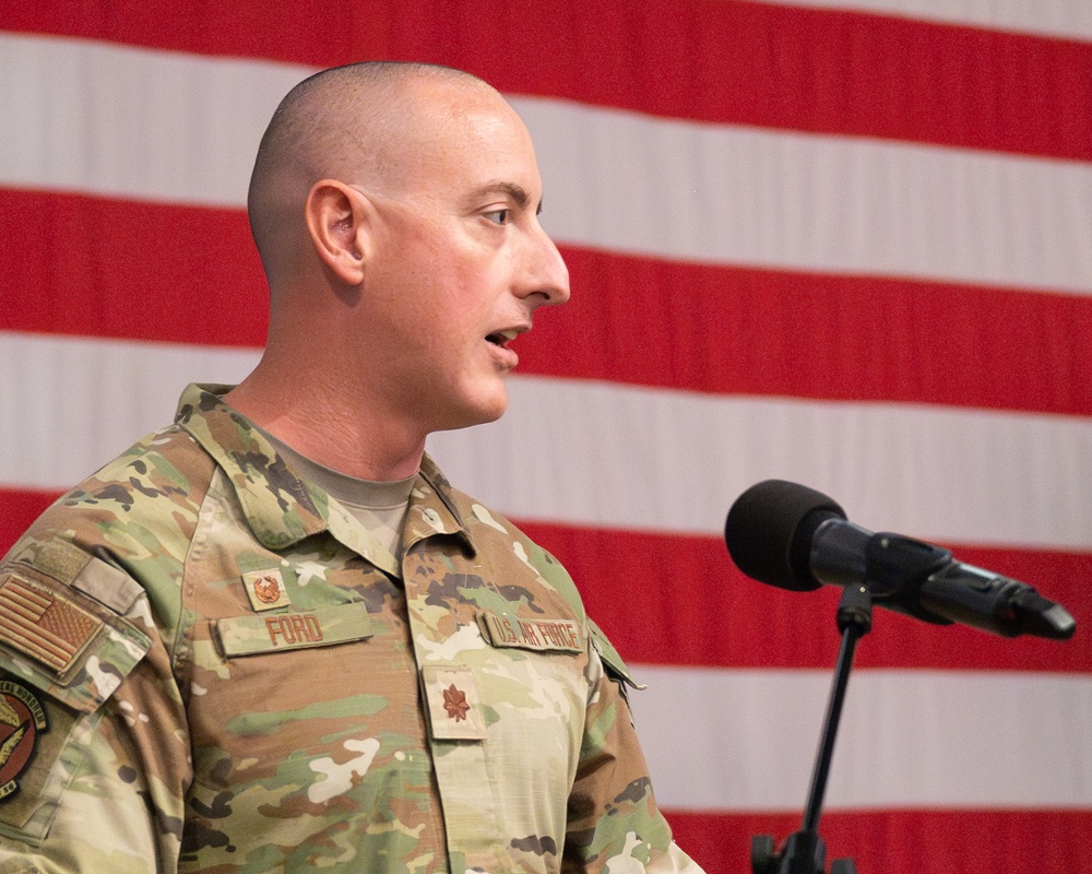90th Security Forces Squadron Change of Command