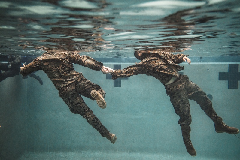 SPMAGTF-ACM Conducts Advanced Water Survival Training