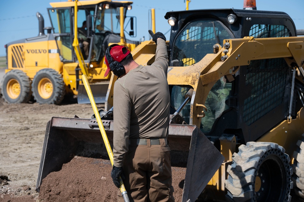 341 CES and 819 RHS team up to construct new parking lot