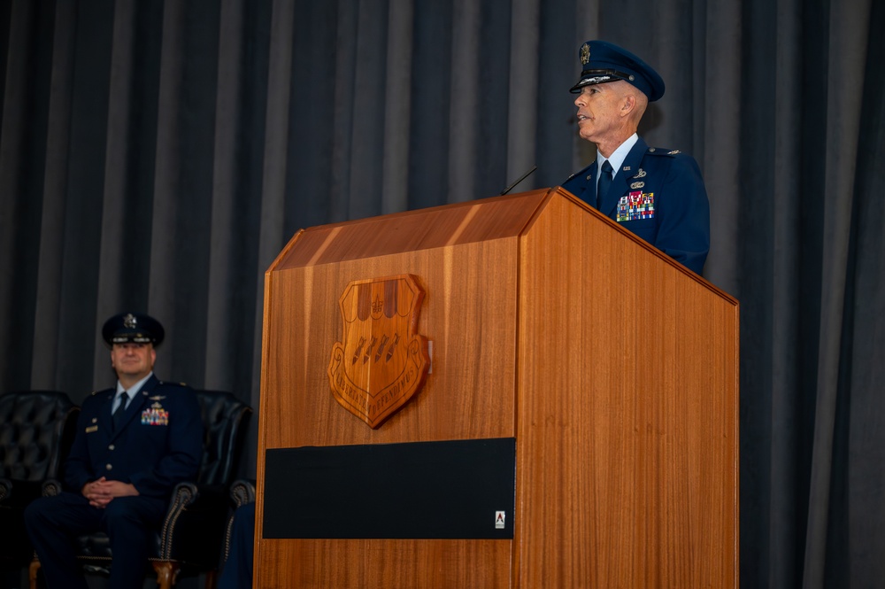 96th Bomber Generation Squadron Change of Command