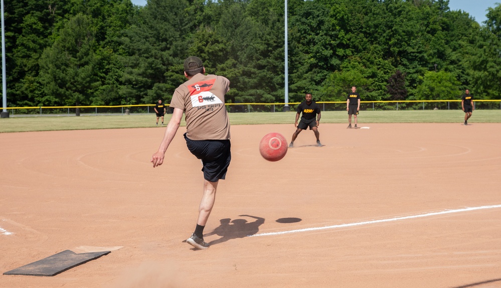 Soldiers Kick into Action During the Mountain Fest 2025 Kickball Tournament