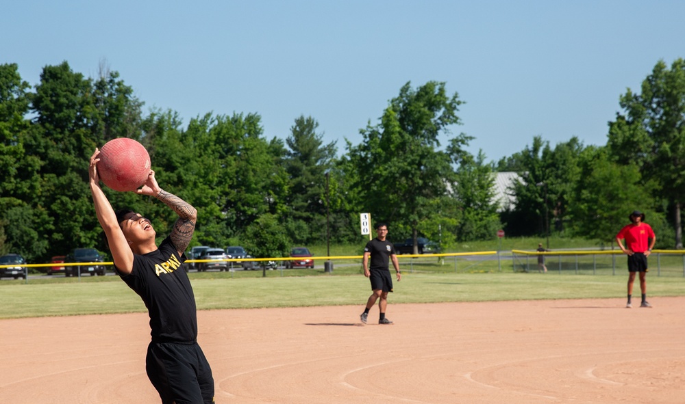 Soldiers Kick into Action During the Mountain Fest 2025 Kickball Tournament