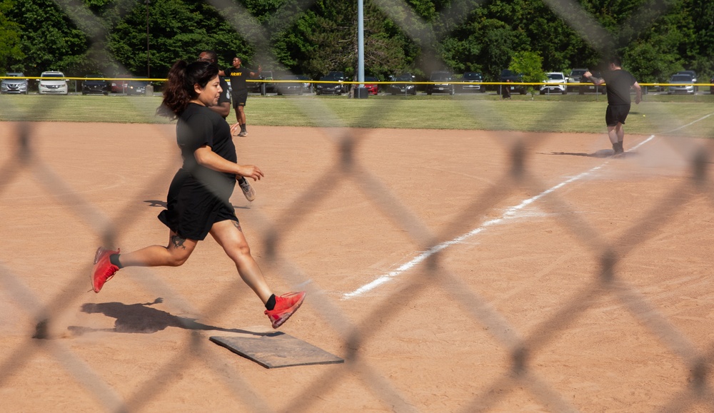 Soldiers Kick into Action During the Mountain Fest 2025 Kickball Tournament