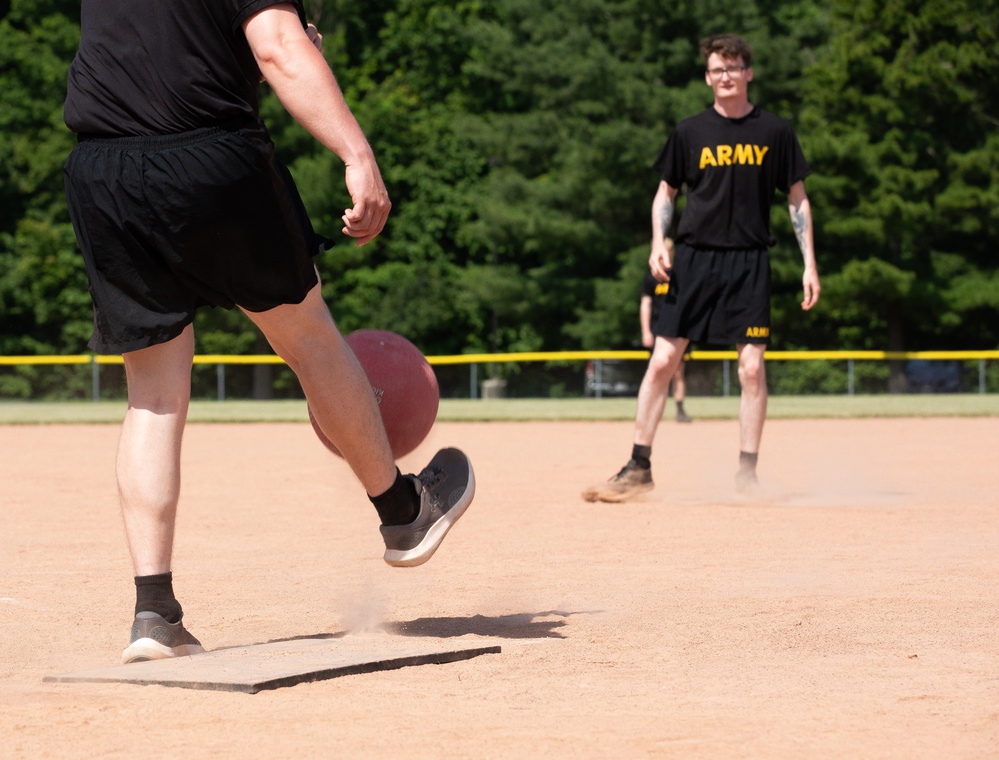 Soldiers Kick into Action During the Mountain Fest 2025 Kickball Tournament