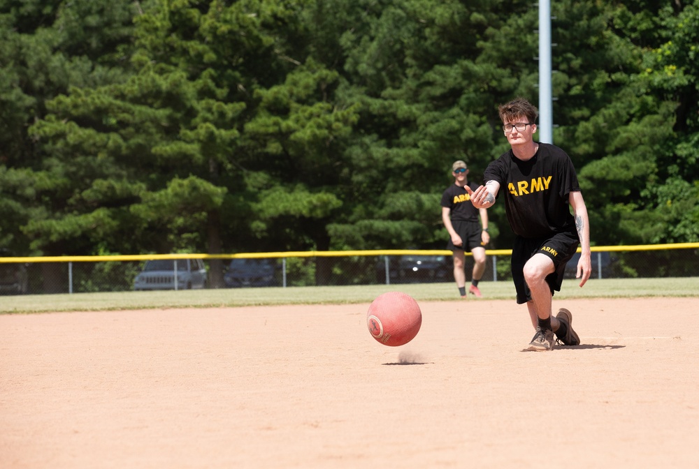 Soldiers Kick into Action During the Mountain Fest 2025 Kickball Tournament