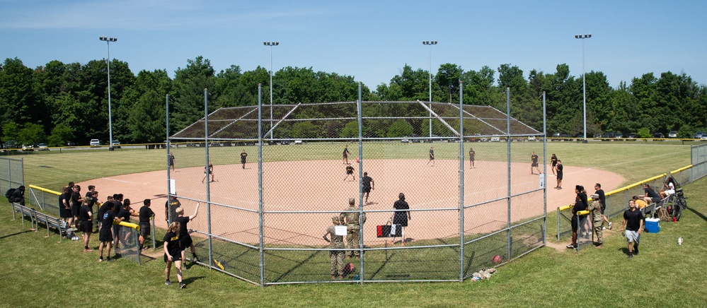 Soldiers Kick into Action During the Mountain Fest 2025 Kickball Tournament