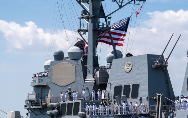 USS Bainbridge (DDG 96) Departs Naval Station Norfolk
