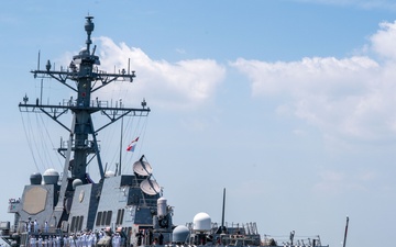 USS Bainbridge (DDG 96) Departs Naval Station Norfolk
