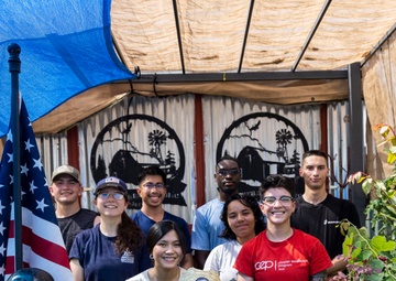 Cherry Point Marines get to digging at local community garden!