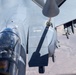 KC-135 Stratotanker refuels F-15E Strike Eagle