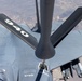 KC-135 Stratotanker refuels F-15E Strike Eagle