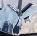 KC-135 Stratotanker refuels F-15E Strike Eagle