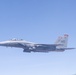 KC-135 Stratotanker refuels F-15E Strike Eagle