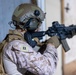 French Service Member attends the Marine Corps Security Forces Regiment Close Quarters Battle Course