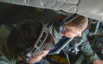 Boom Operators undergo training on KC-135 Stratotanker