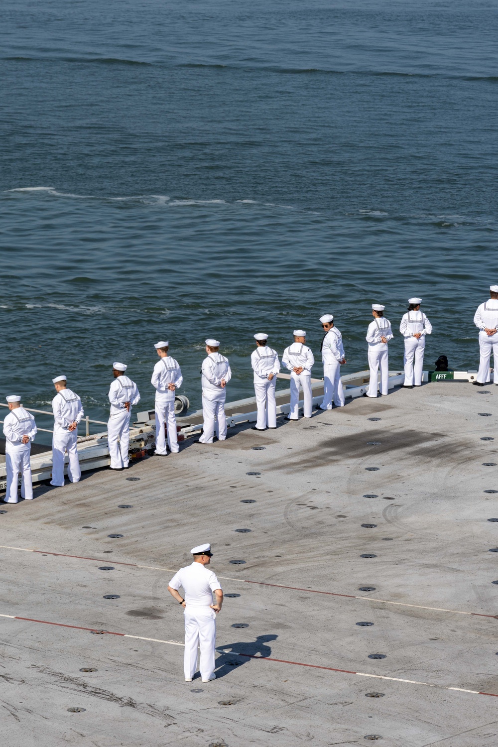 USS Gerald R. Ford (CVN 78) Deployment Departure