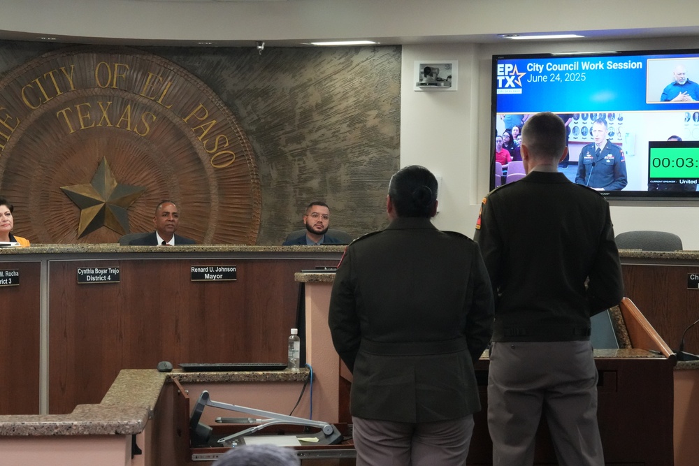 El Paso Honors Army's 250th with Mayoral Proclamation