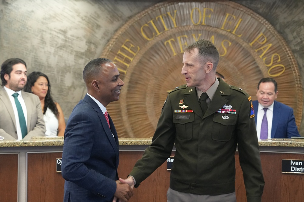 El Paso Honors Army's 250th with Mayoral Proclamation