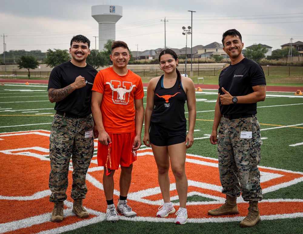 Glazier Clinics Hosts Weight Room Take Over at United High School with Recruiting Sub-Station Laredo