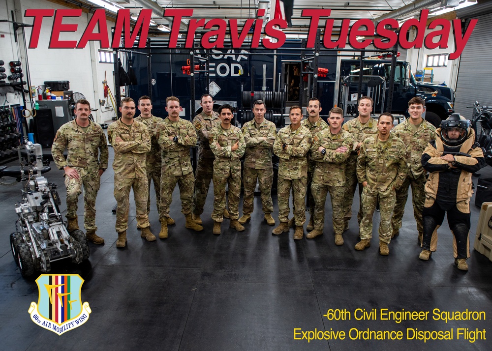 TEAM Travis Tuesday: 60th CES EOD Flight