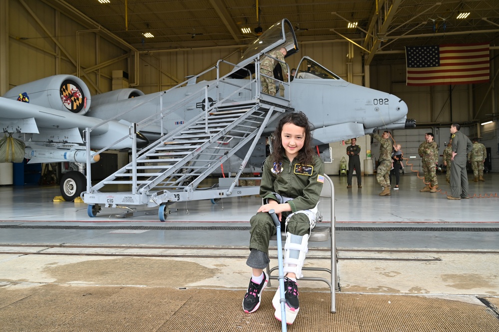 Wings of Hope: A Special Pilot Experience for Two Young Cancer Fighters at the 175th Wing