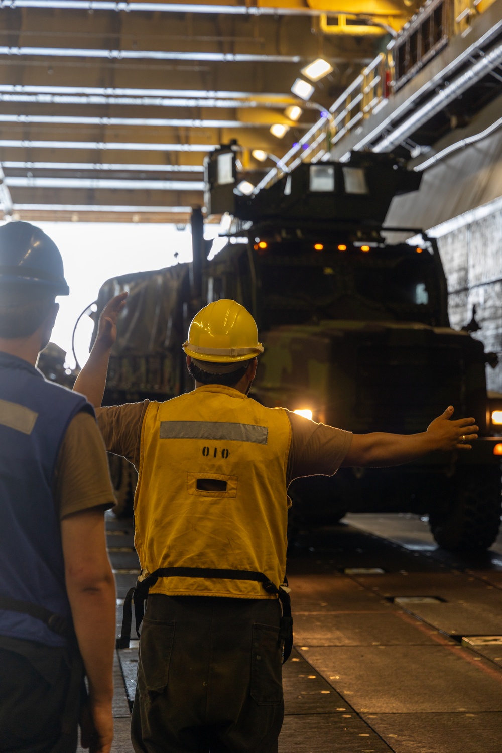 22nd MEU(SOC) | LCACs aboard USS Iwo Jima