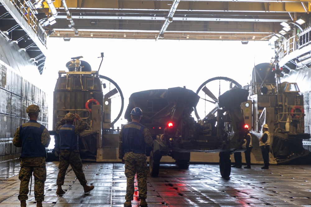 22nd MEU(SOC) | LCACs aboard USS Iwo Jima