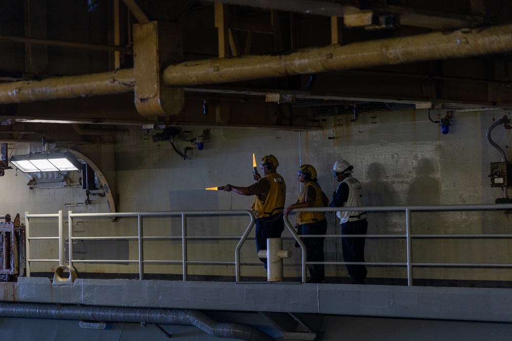 22nd MEU(SOC) | LCACs aboard USS Iwo Jima